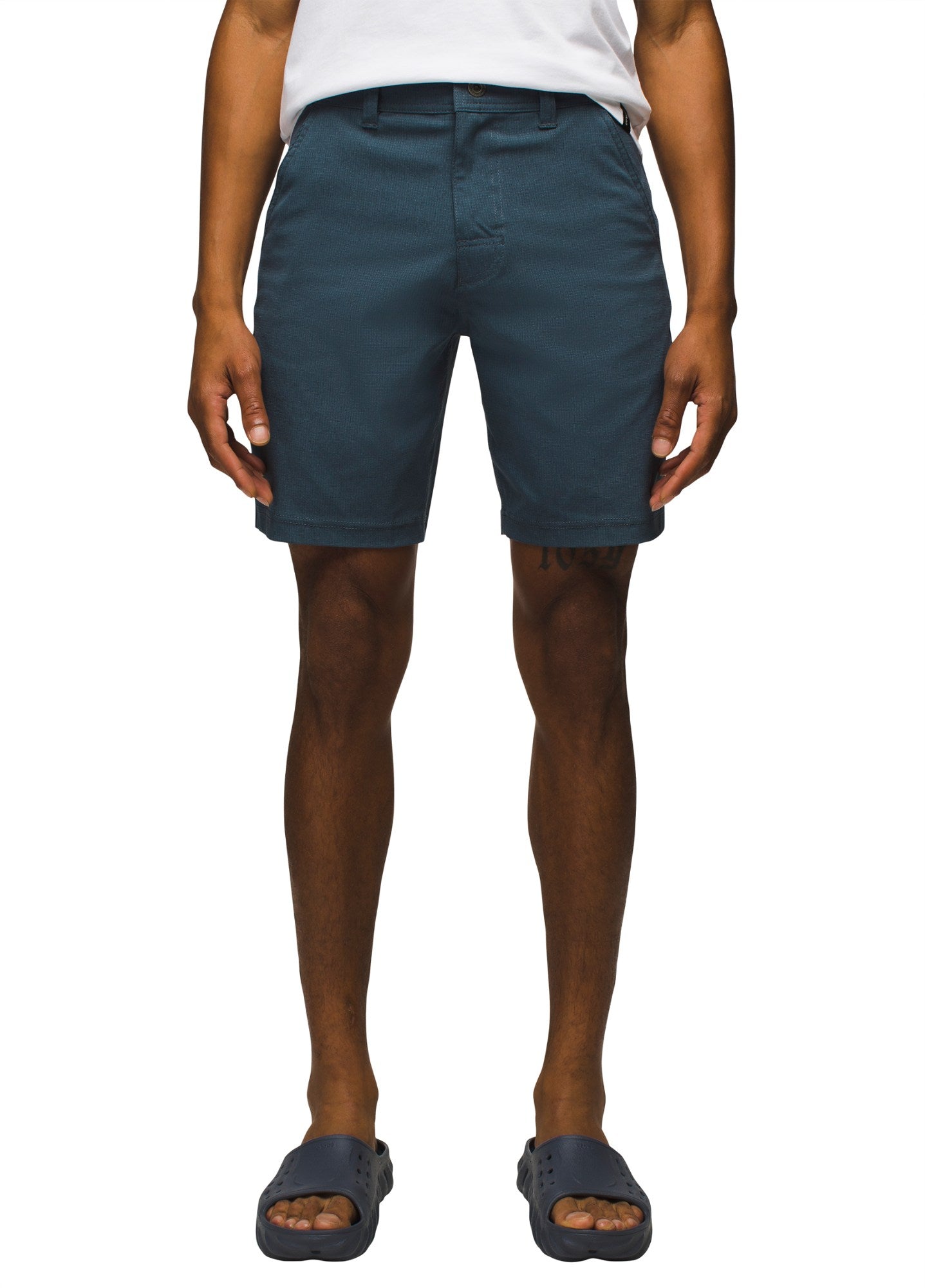 Prana M's Hybridizer Short 10" | Grey Blue
