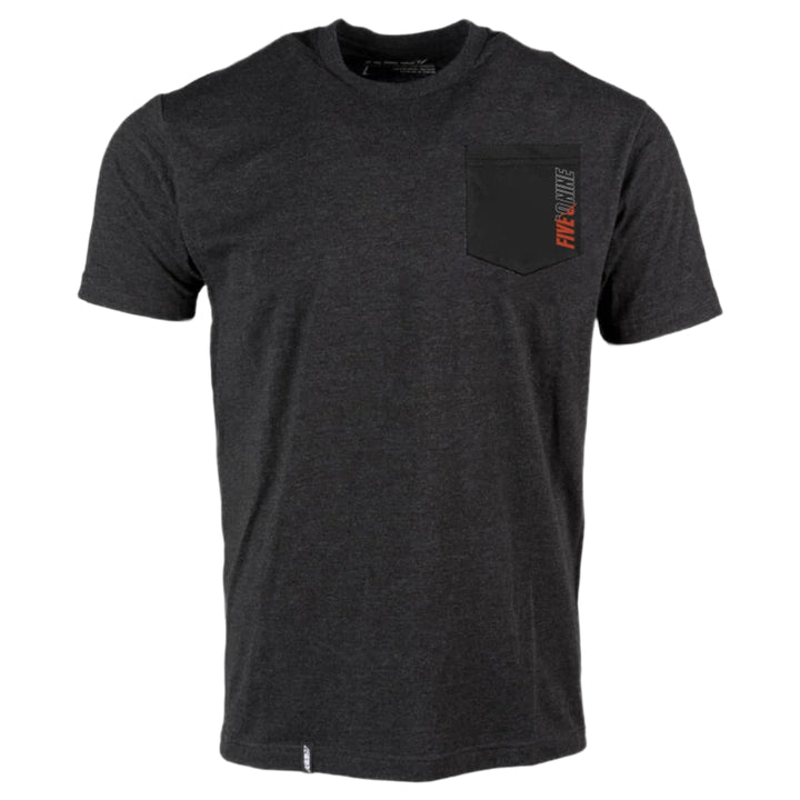 509 Arsenal T-Shirt Charcoal Heather with Red