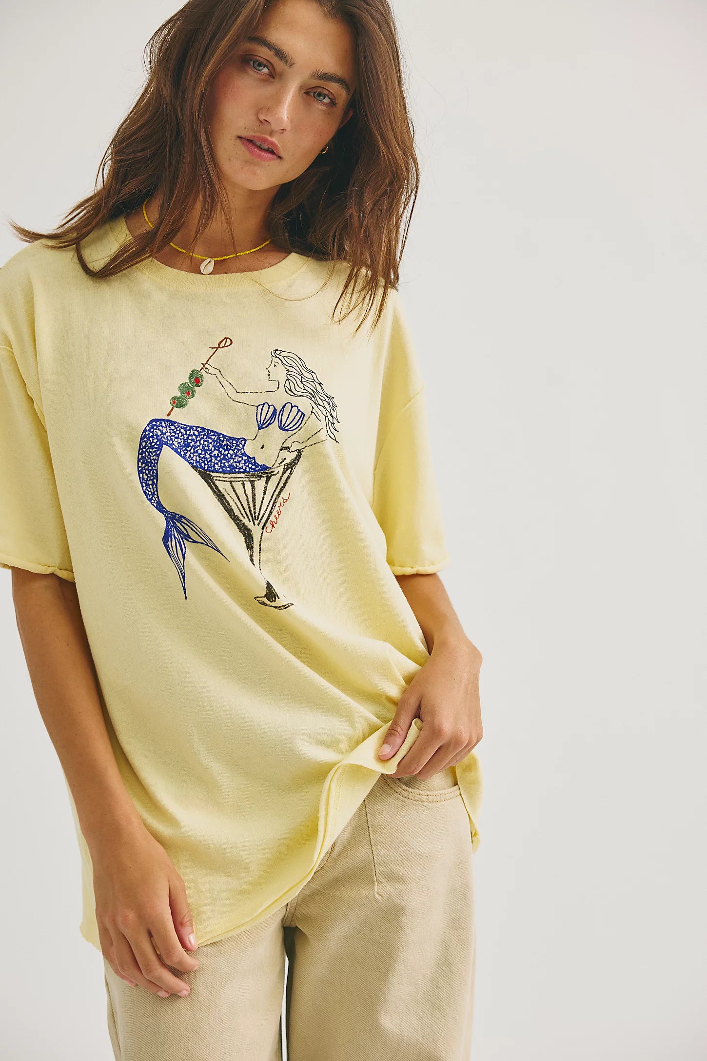 We The Free Best Coast Tee in Mermaid Combo