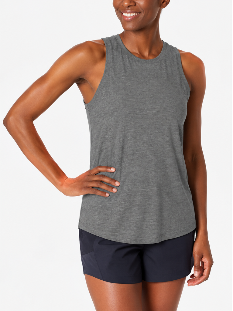 Tasc ALLways Nola Tank | Black Heather