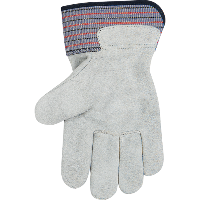Kinco Suede Cowhide Palm with Safety Cuff Gloves | Striped