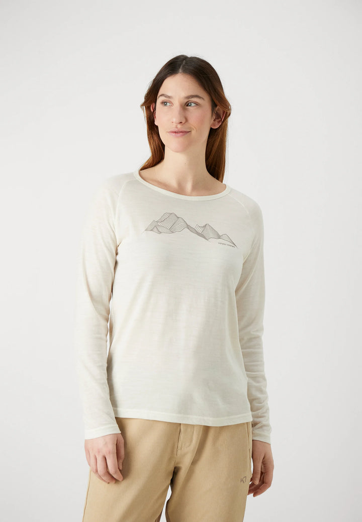 Kari Traa Ane Long Sleeve Shirt White