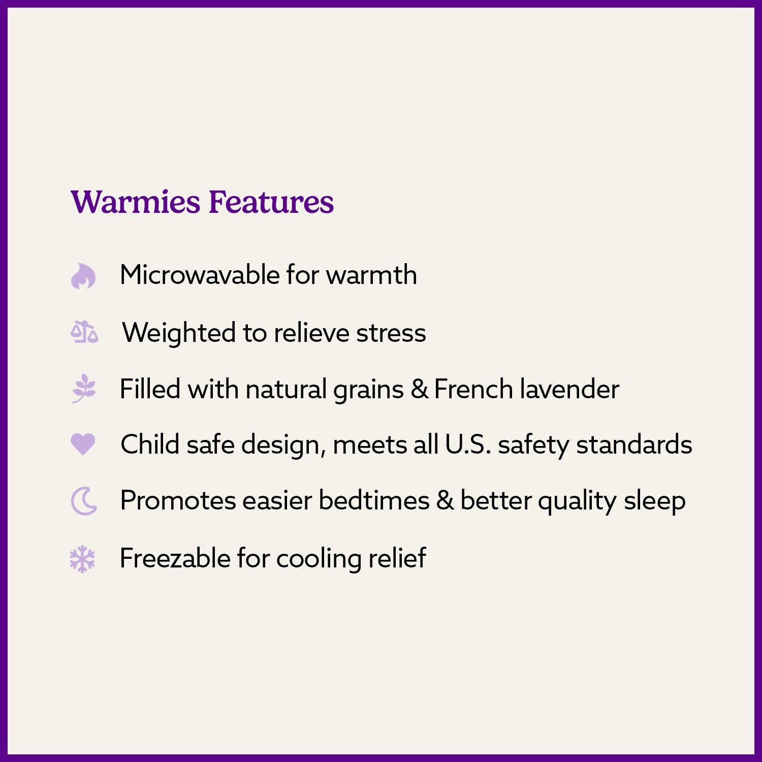 Black Bear Warmies Junior