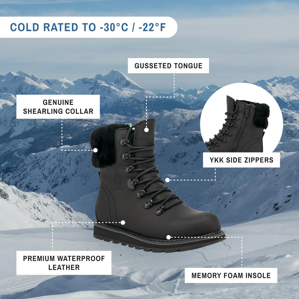 Royal Canadian Cambridge Boot All Black