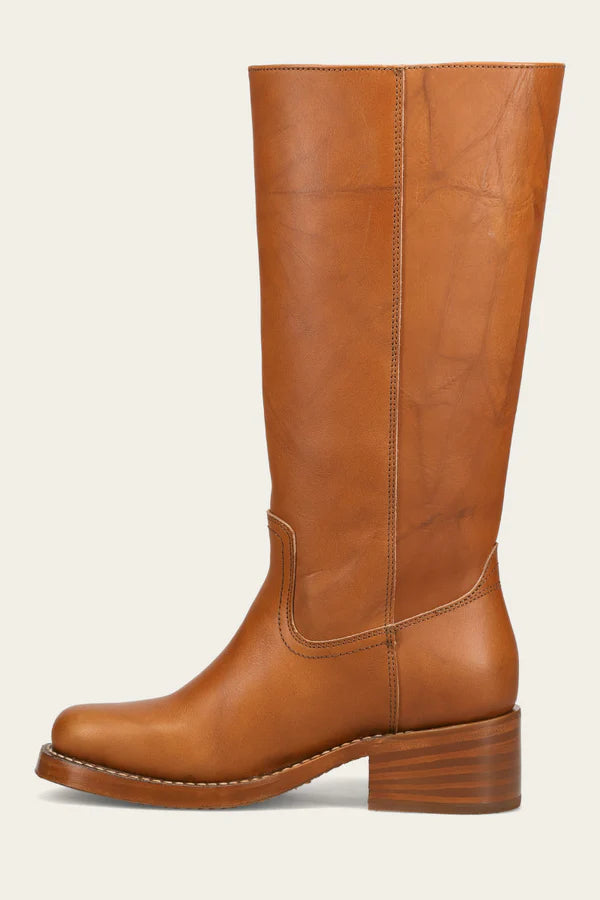 Frye Women's Campus 14L Wide Calf Boot | Saddle