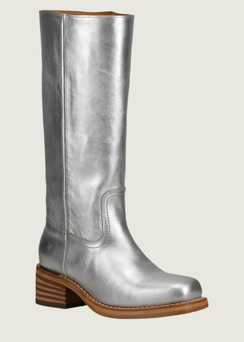 Frye Women's Campus 14L Boot | Silver