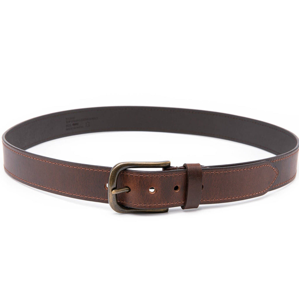 Fabio Valenti Men's Genuine Leather Belt-LA2090 Tobacco