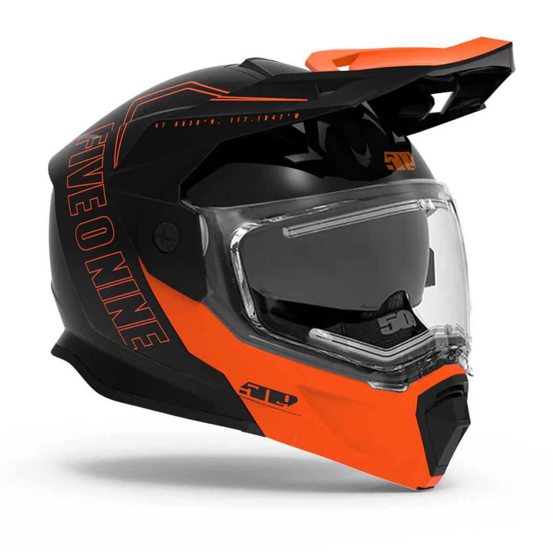 509 Delta R4 Ignite Helemt Orange