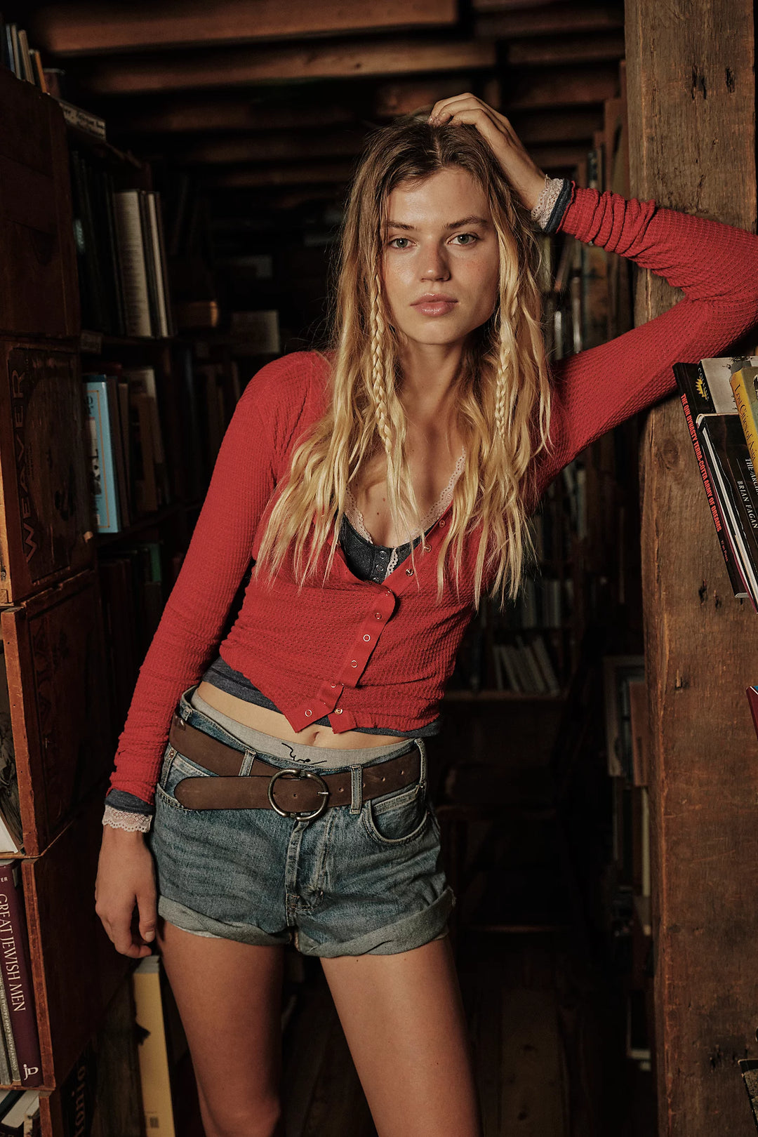 Free People Going Places Cardi | Cherry Crush