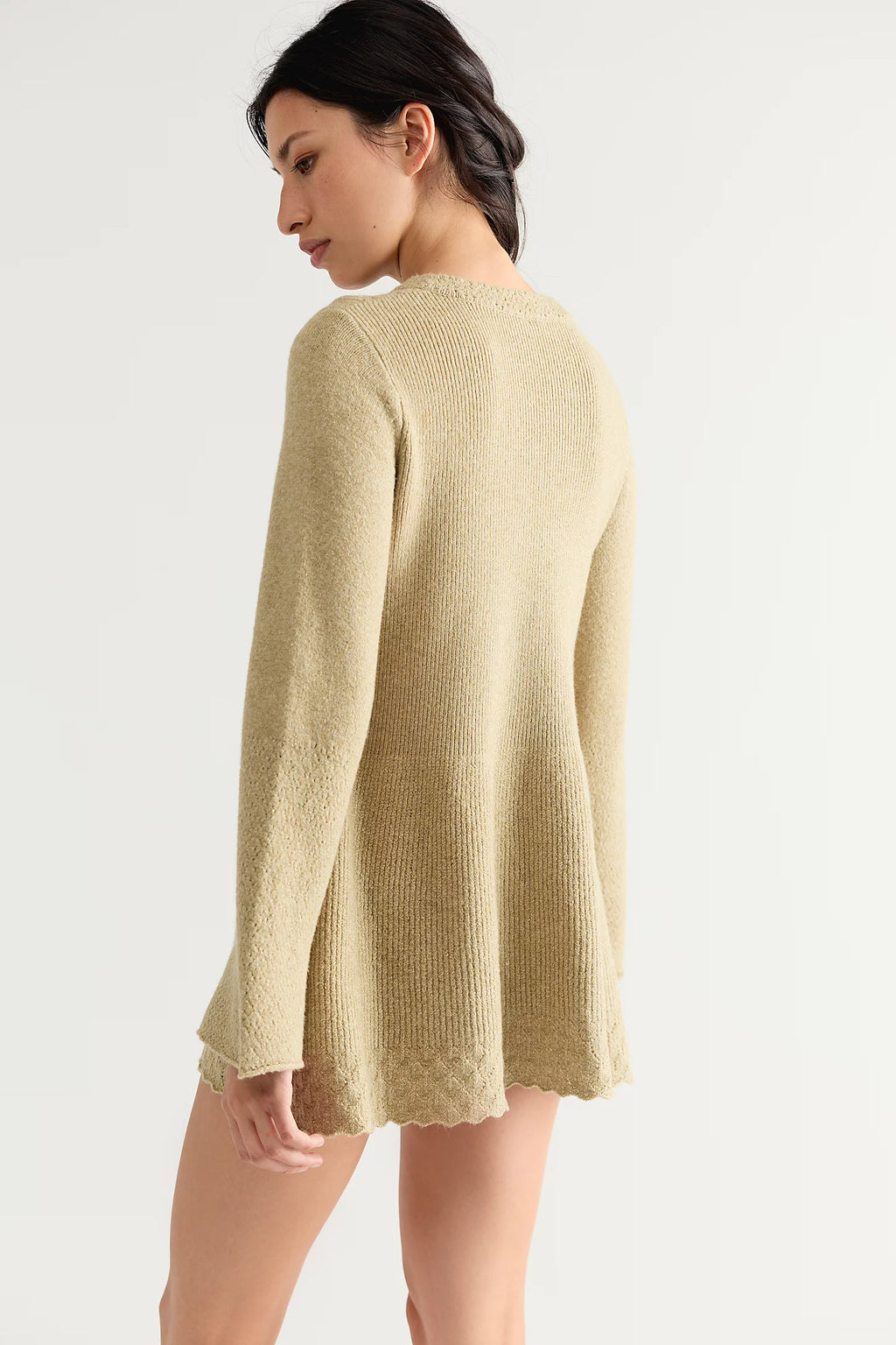 Free people Bali Old Flame Sweater Dress | Olive Tree Heather