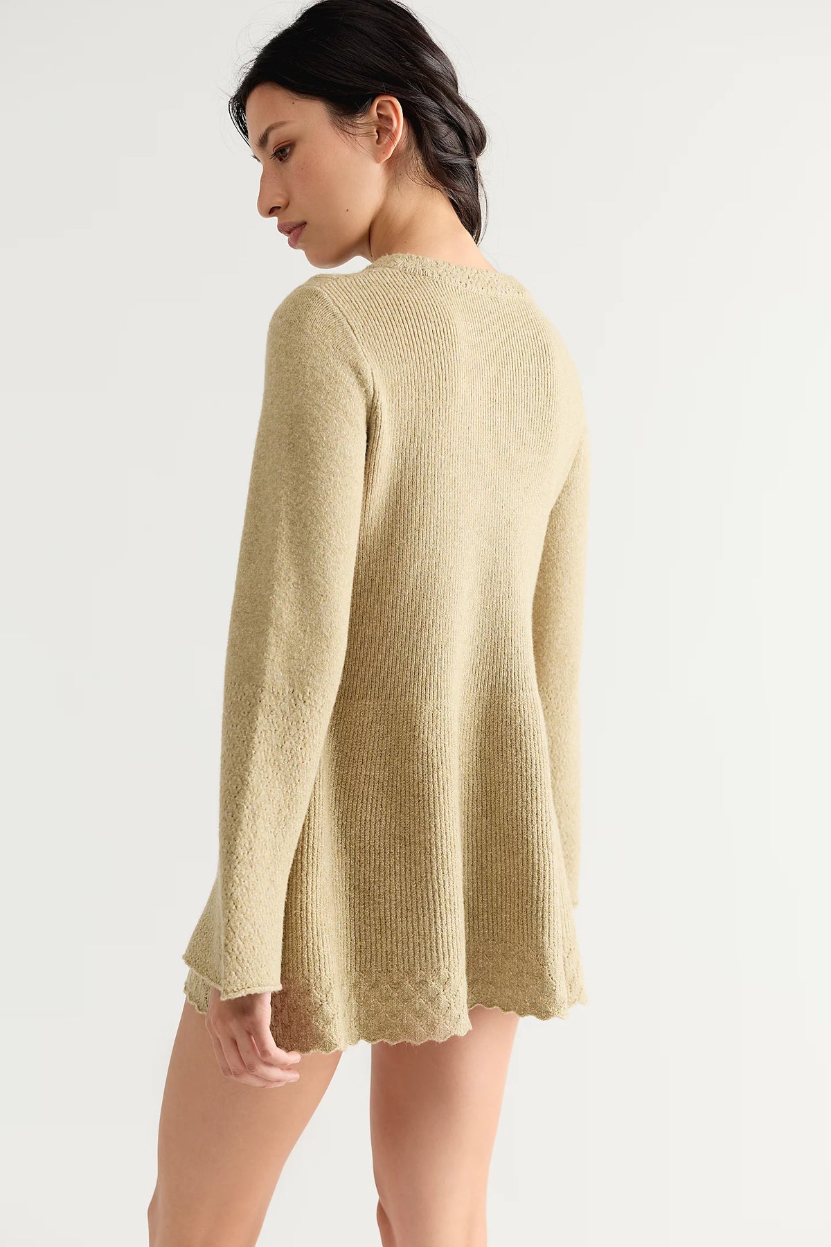 Free people Bali Old Flame Sweater Dress | Olive Tree Heather