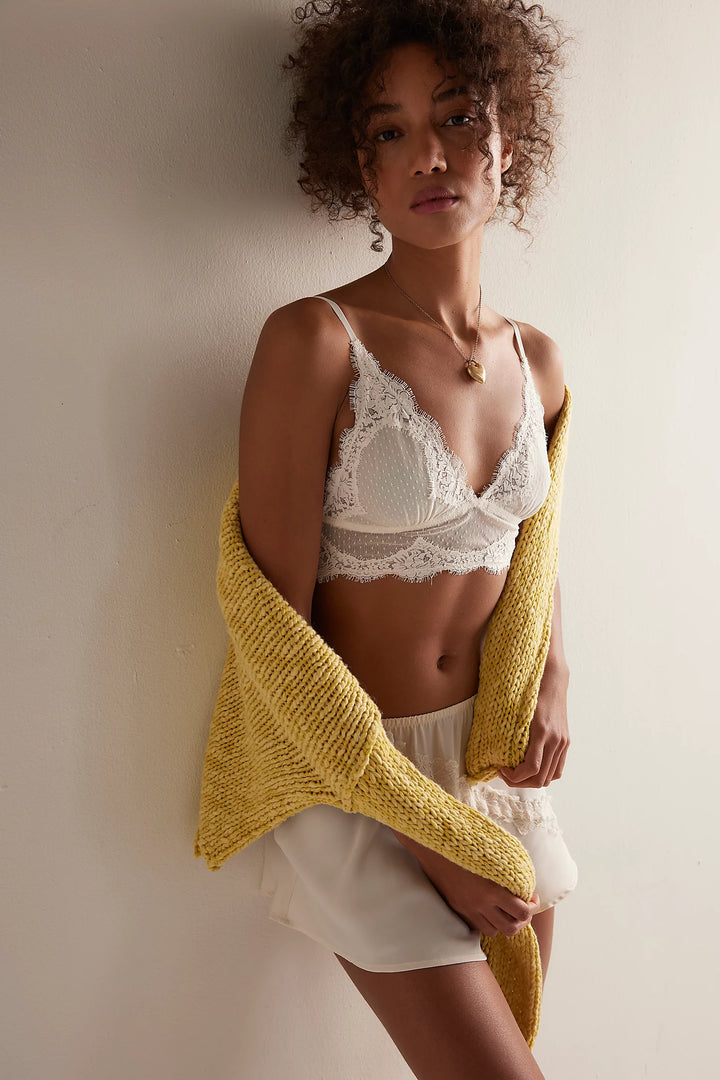 Free People Fiona Longline | White Alyssum