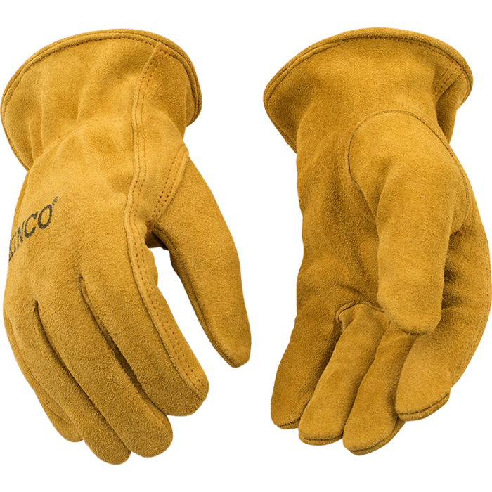 Kinco Suede Cowhide Driver Gloves | Golden