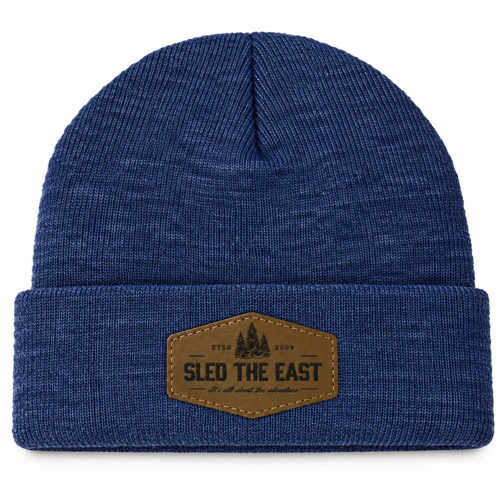 Sled The East Woodsman Beanie in Heather Blue