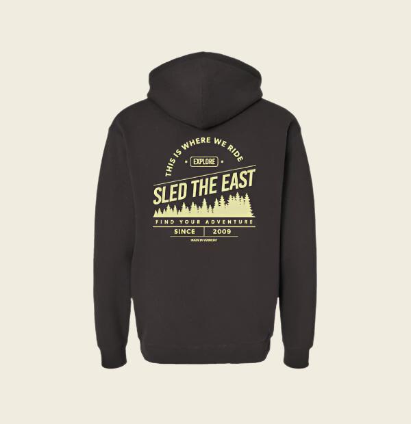 Sled the East Elevate Hoodie Asphalt