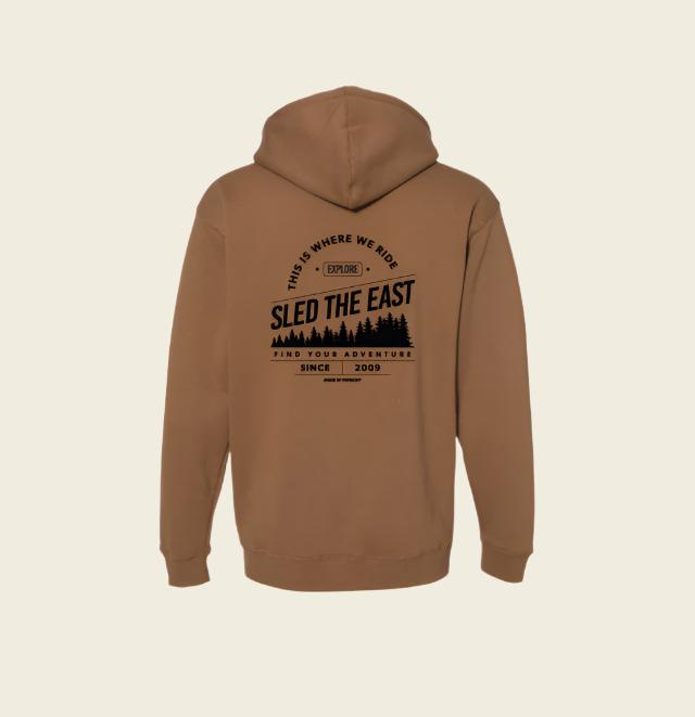 Sled the East Elevate Hoodie Saddle