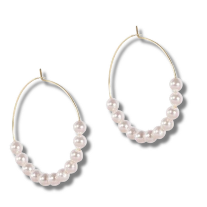 enewton Beaded Bliss Hoop Pearls