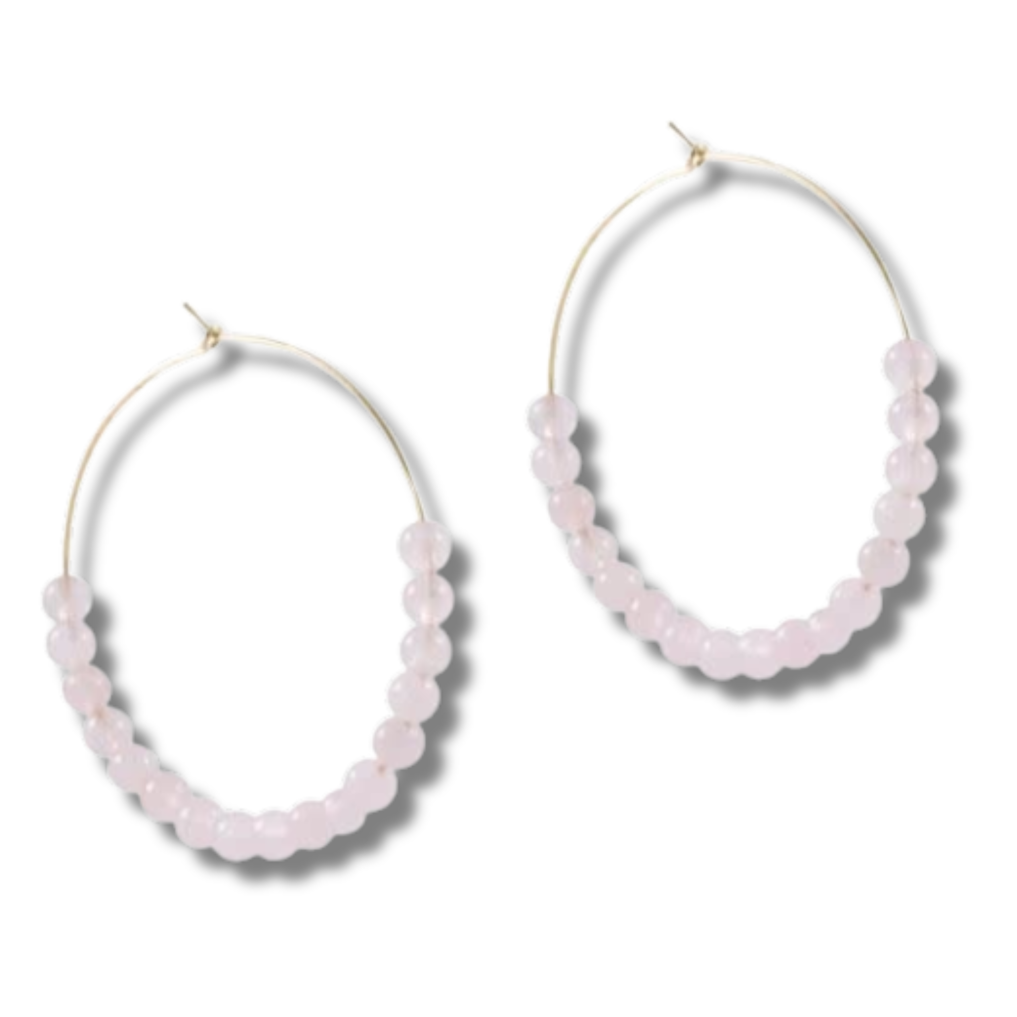 enewton Beaded Bliss Hoop Rose Quartz