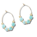 enewton Beaded Grateful Bliss Hoop Amazonite