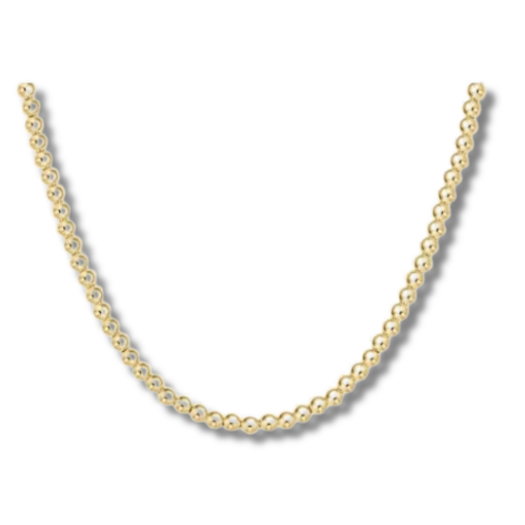 enewton Choker Classic Gold Bead 4mm