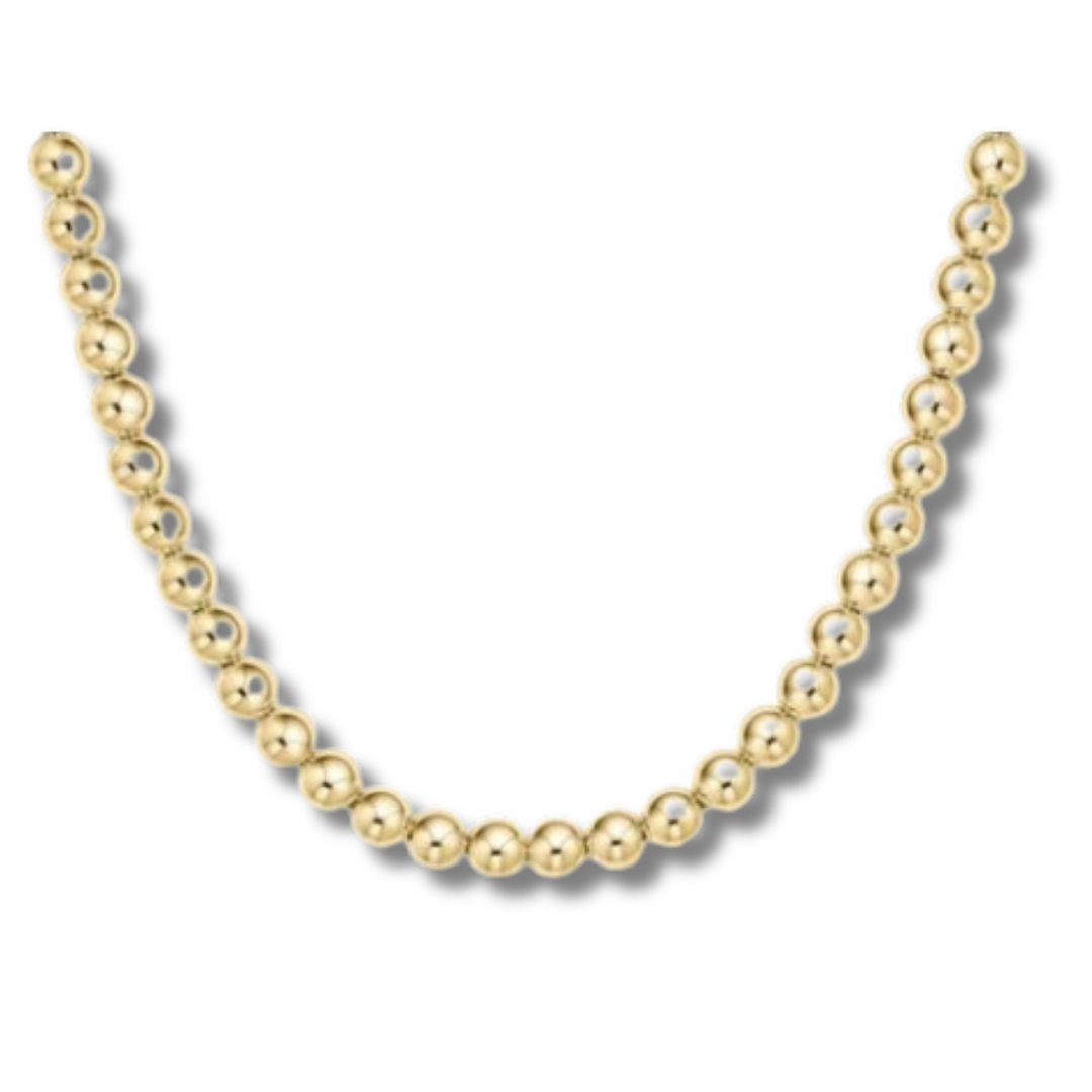 enewton Choker Classic Gold Bead 6mm