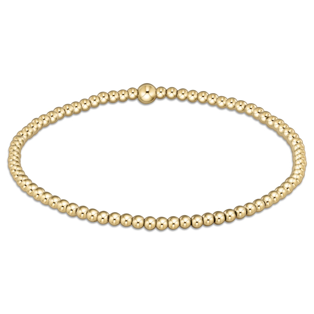 enewton Classic Gold Bead Bracelet 2.5MM