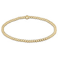 enewton Classic Gold Bead Bracelet 2.5MM