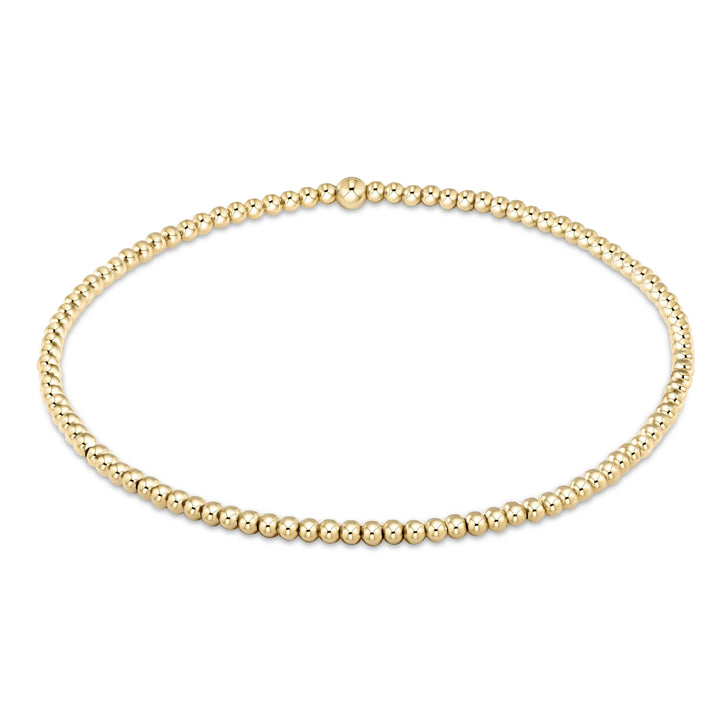 enewton Classic Gold Bead Bracelet 2mm