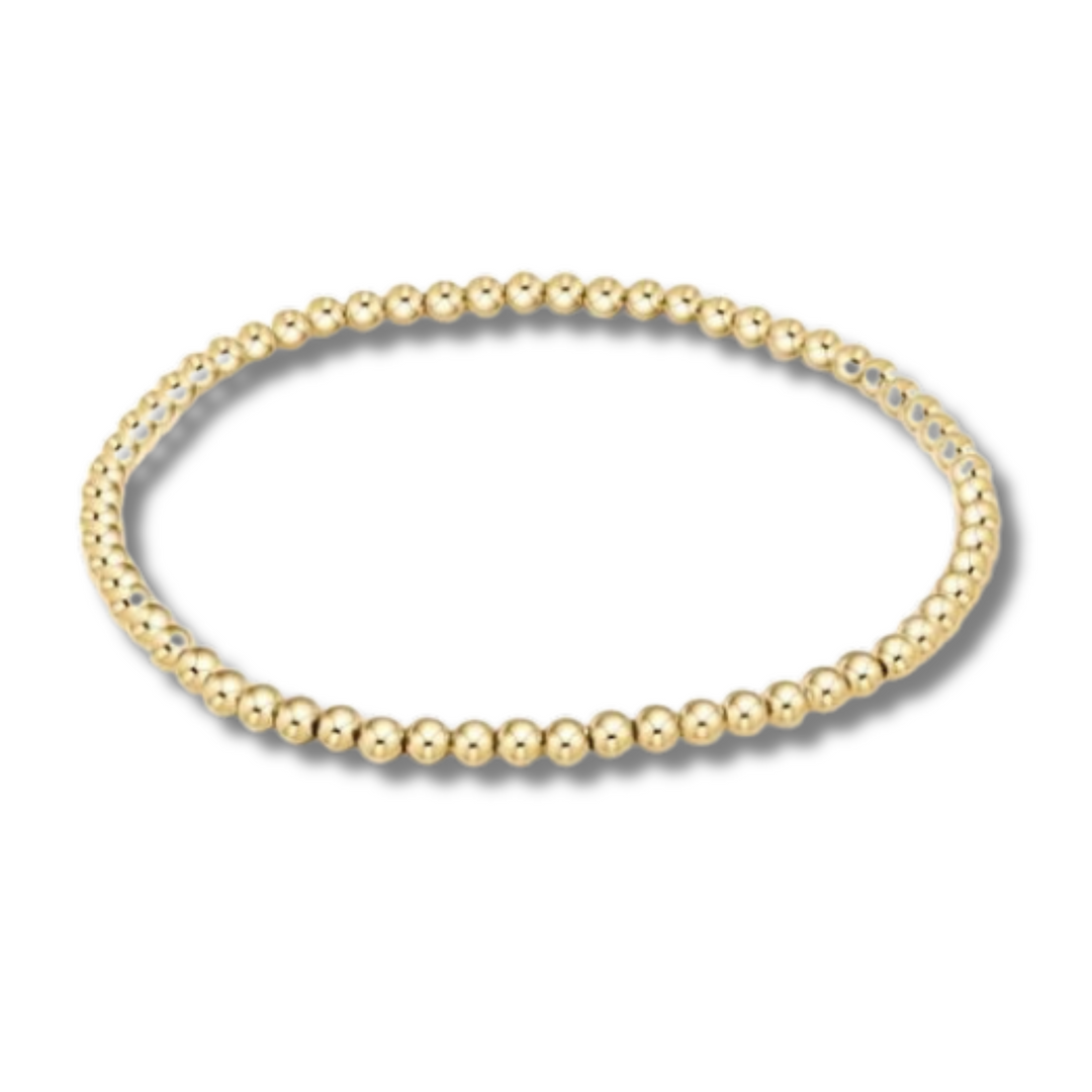 enewton Classic Gold Bead Bracelet 3mm