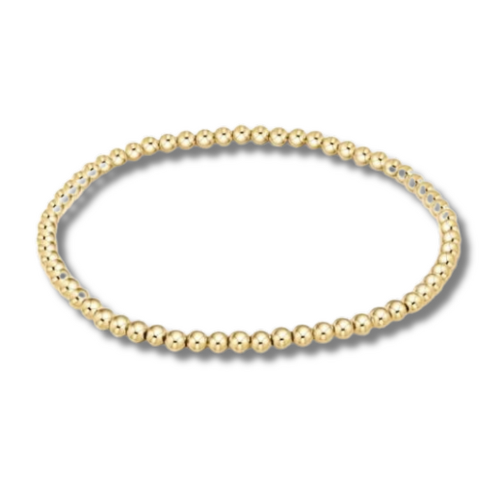 enewton Classic Gold Bead Bracelet 3mm