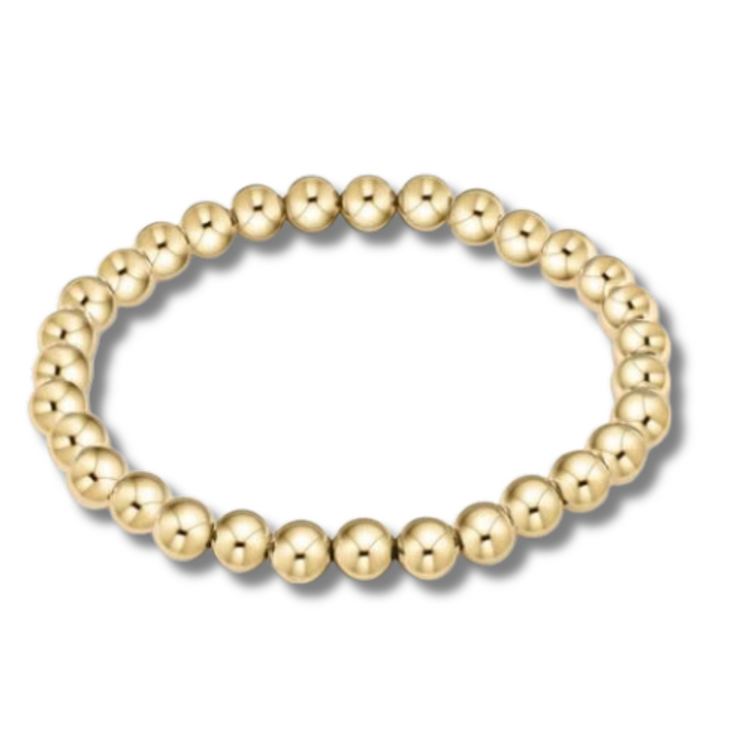 enewton Classic Gold Bead Bracelet 6mm