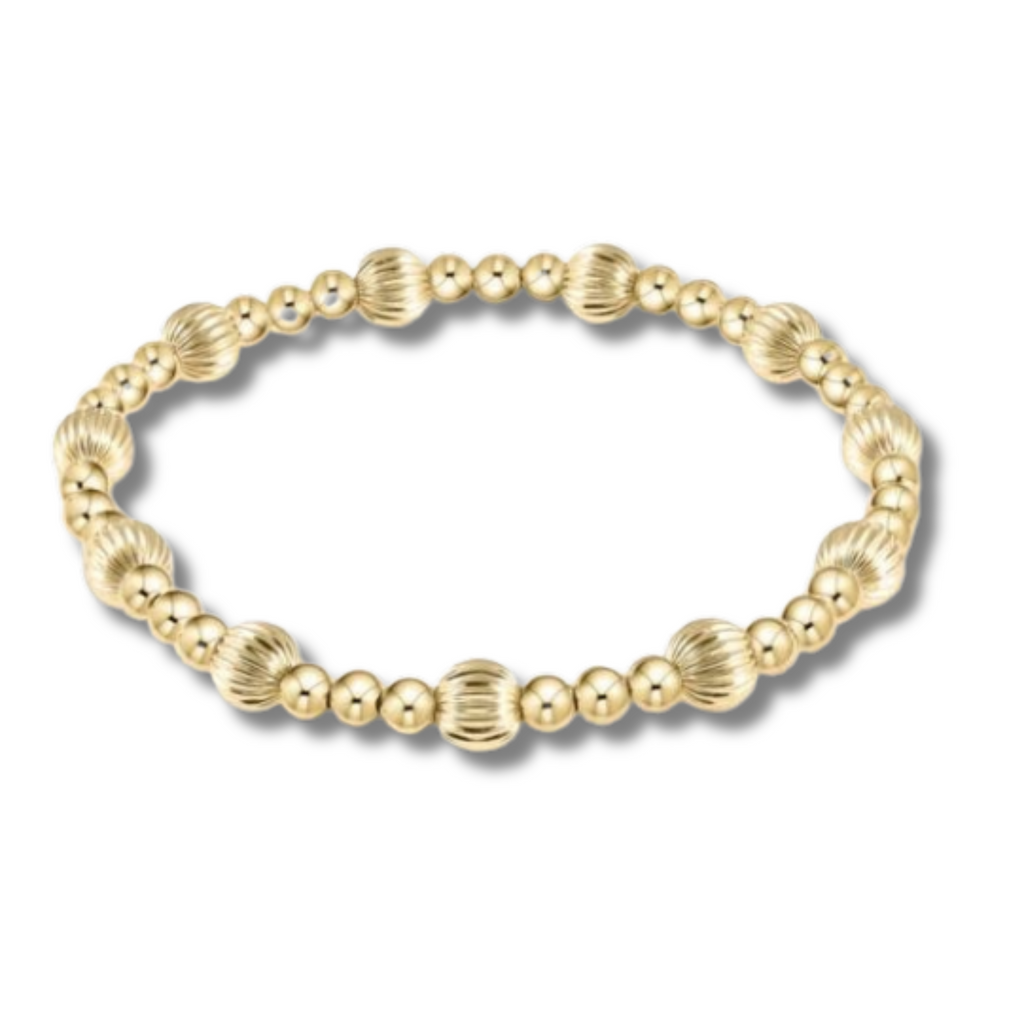enewton Dignity Sincerity Pattern Bead Bracelet Gold