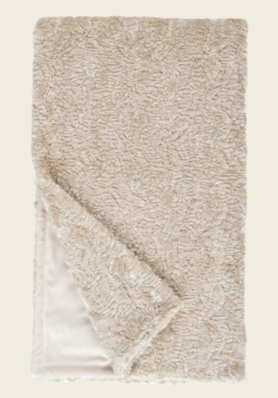fabulous furs signature series vintage persian lamb faux fur throws 45990