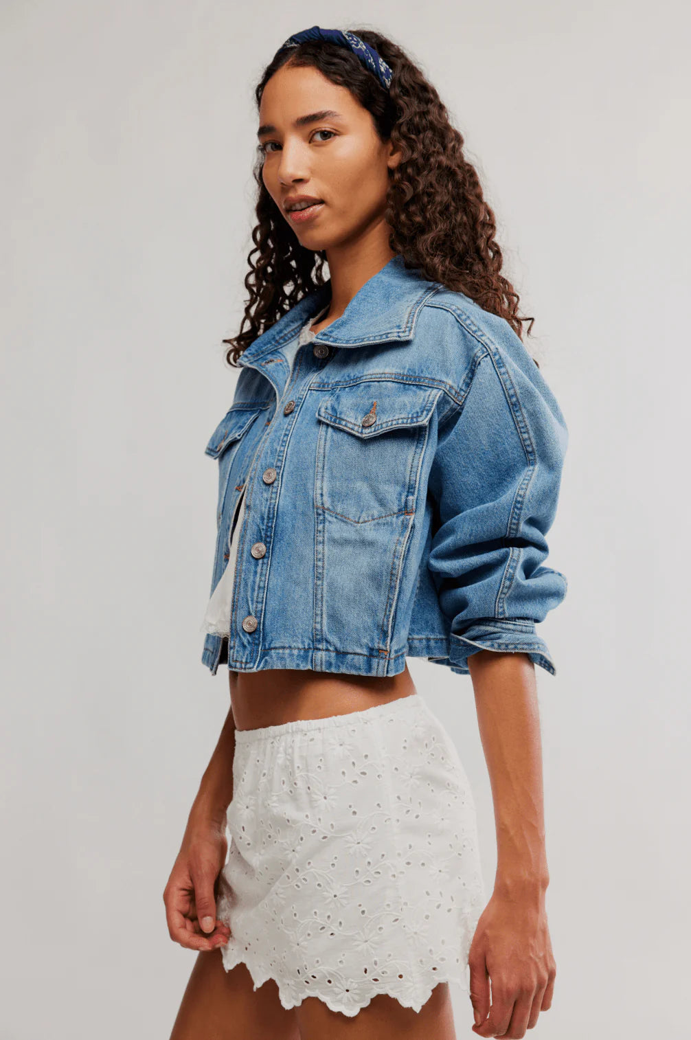 Free People Eyes On You Skort Ivory