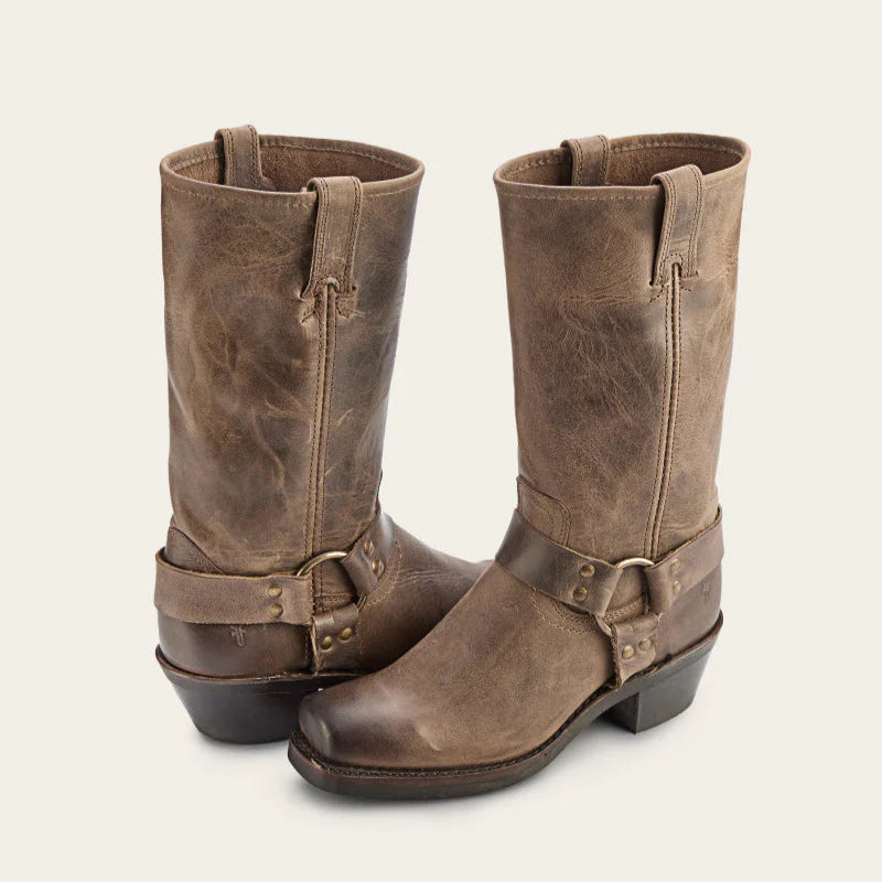 Frye Women s Harness 12R Boots Smoke