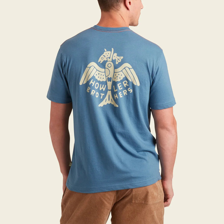 Howler Brothers Fresh Catch Select Pocket T | Blue Horizon