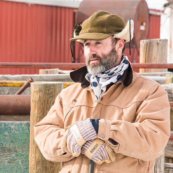 Kinco Lined Premium Grain Pigskin Palm with Knit Wrist Gloves | Otto Stripe