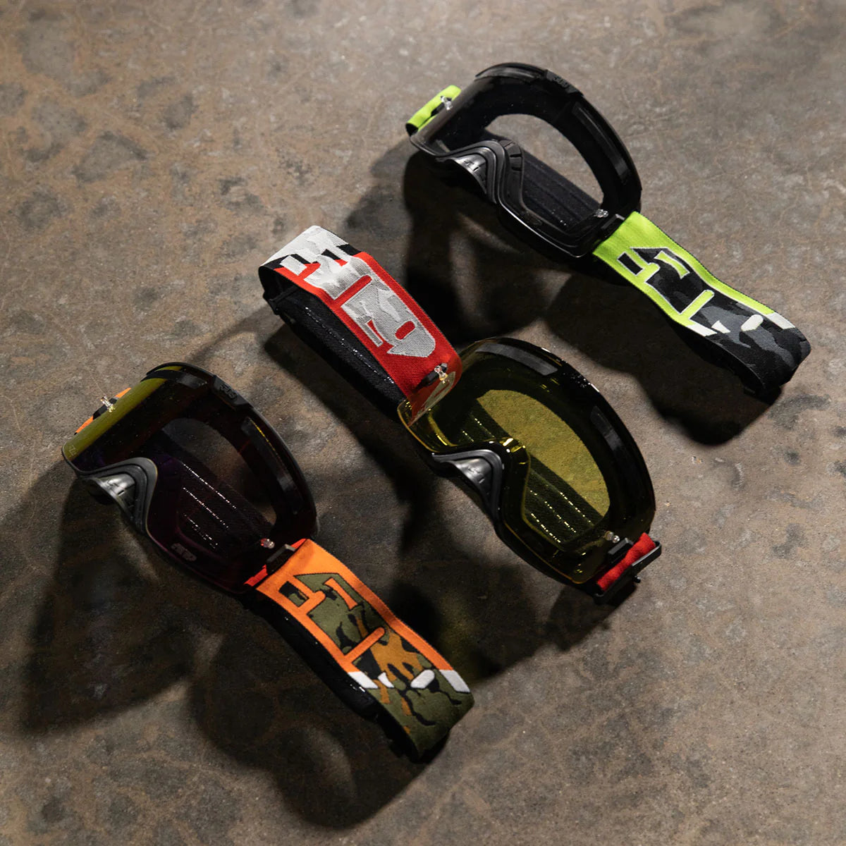 509 Kingpin Fuzion Flow Offroad Goggle Black Camo