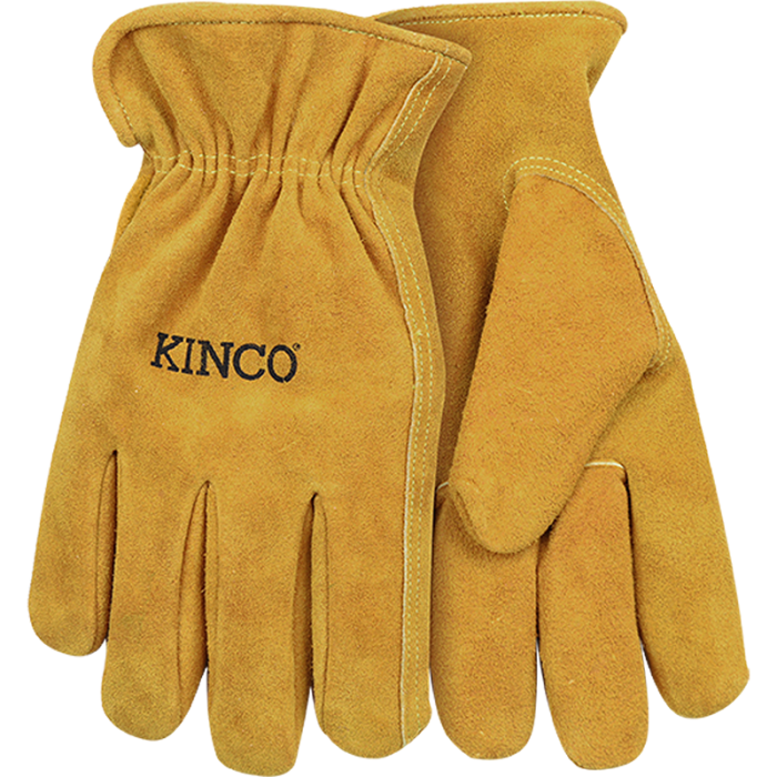 Kinco Suede Cowhide Driver Gloves | Golden