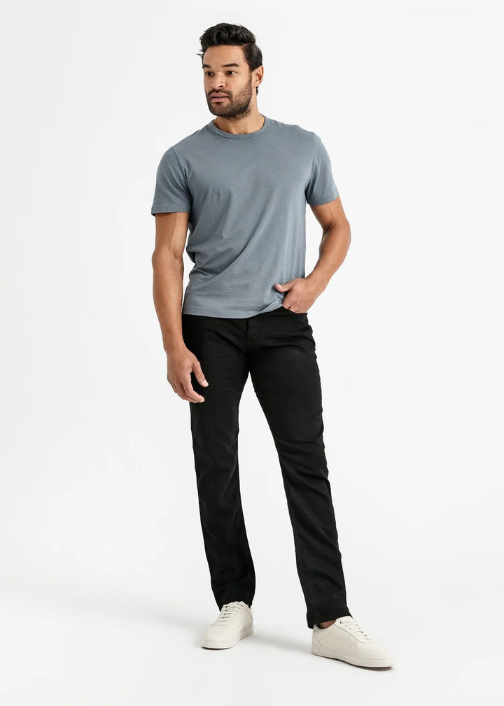 DUER Men's No Sweat Relaxed Taper Pant - Black