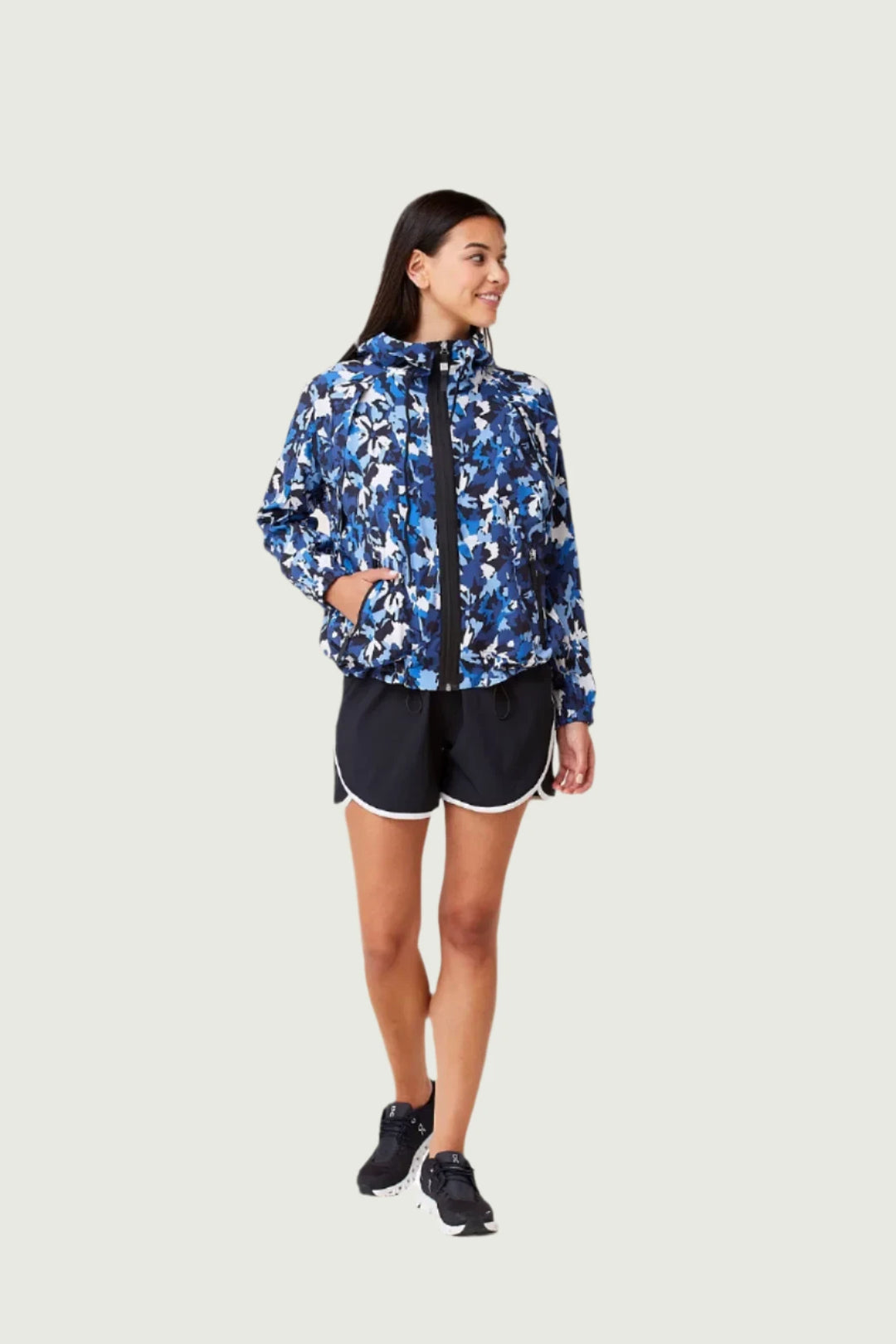 Krimson Klover Lena Jacket Floral S Blue