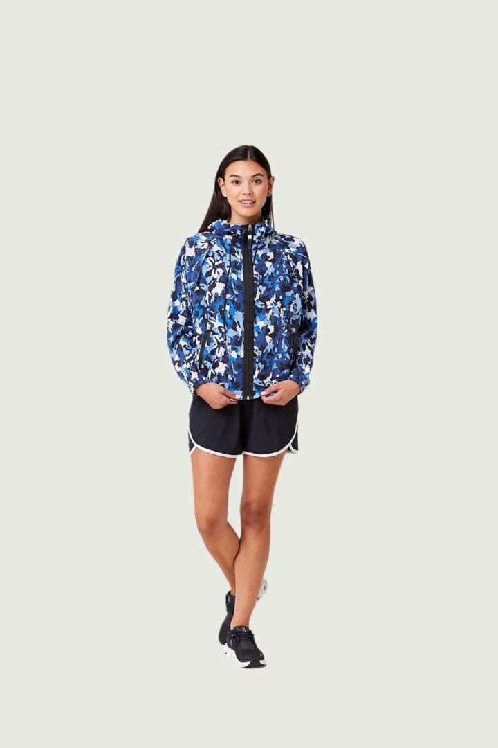 Krimson Klover Lena Jacket Floral S Blue