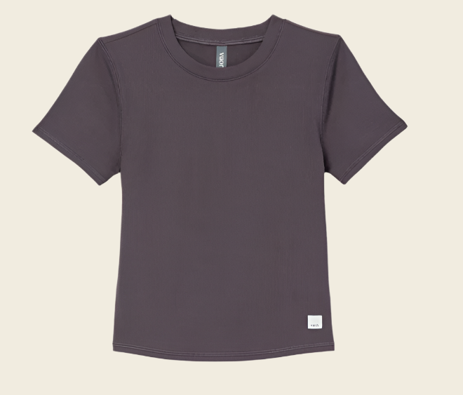 Vuori Pose Fitted Tee | Sangria