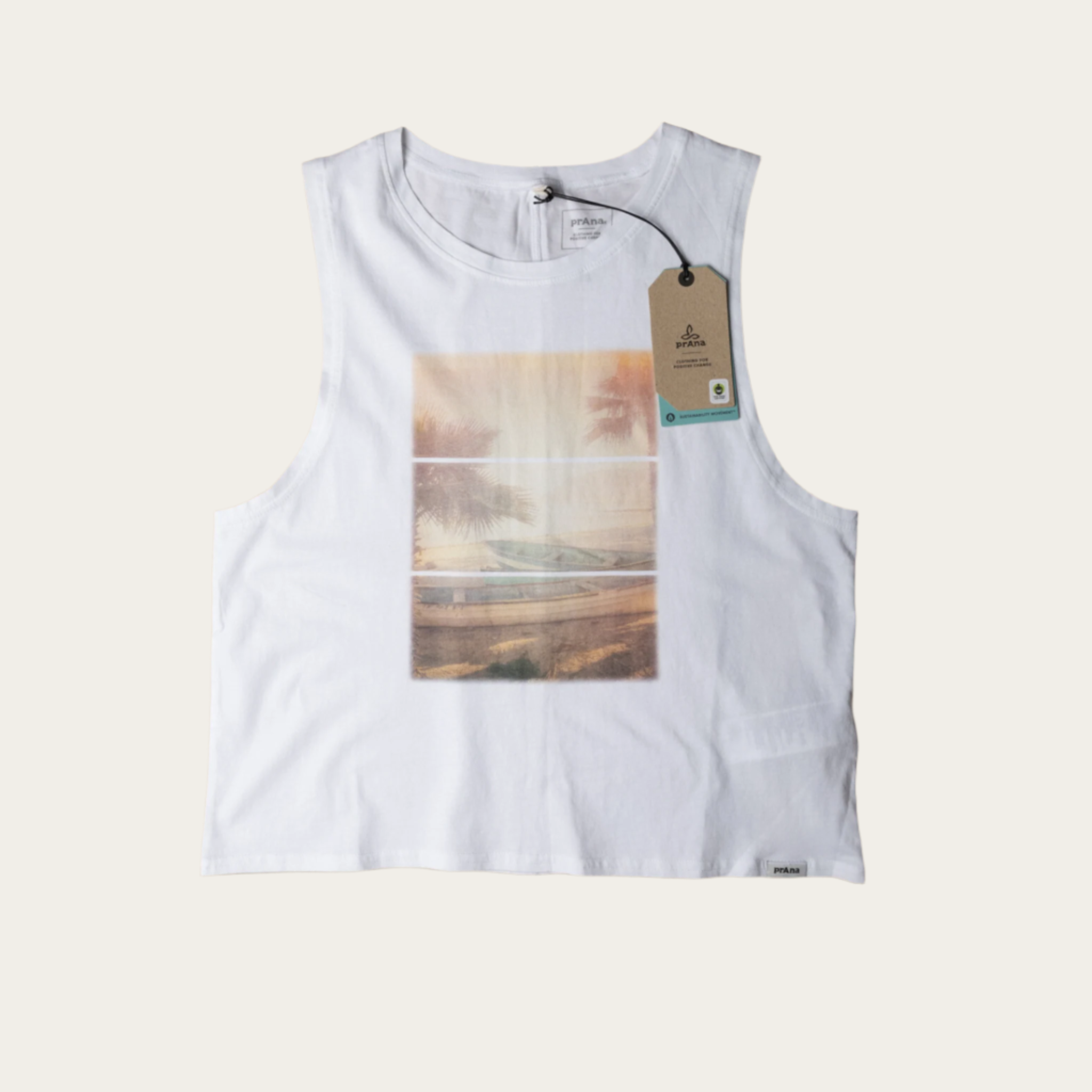 prAna W's Organic Graphic Sleeveless Get Away