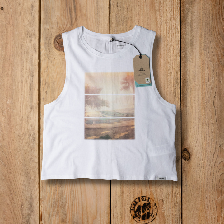 prAna W's Organic Graphic Sleeveless Get Away