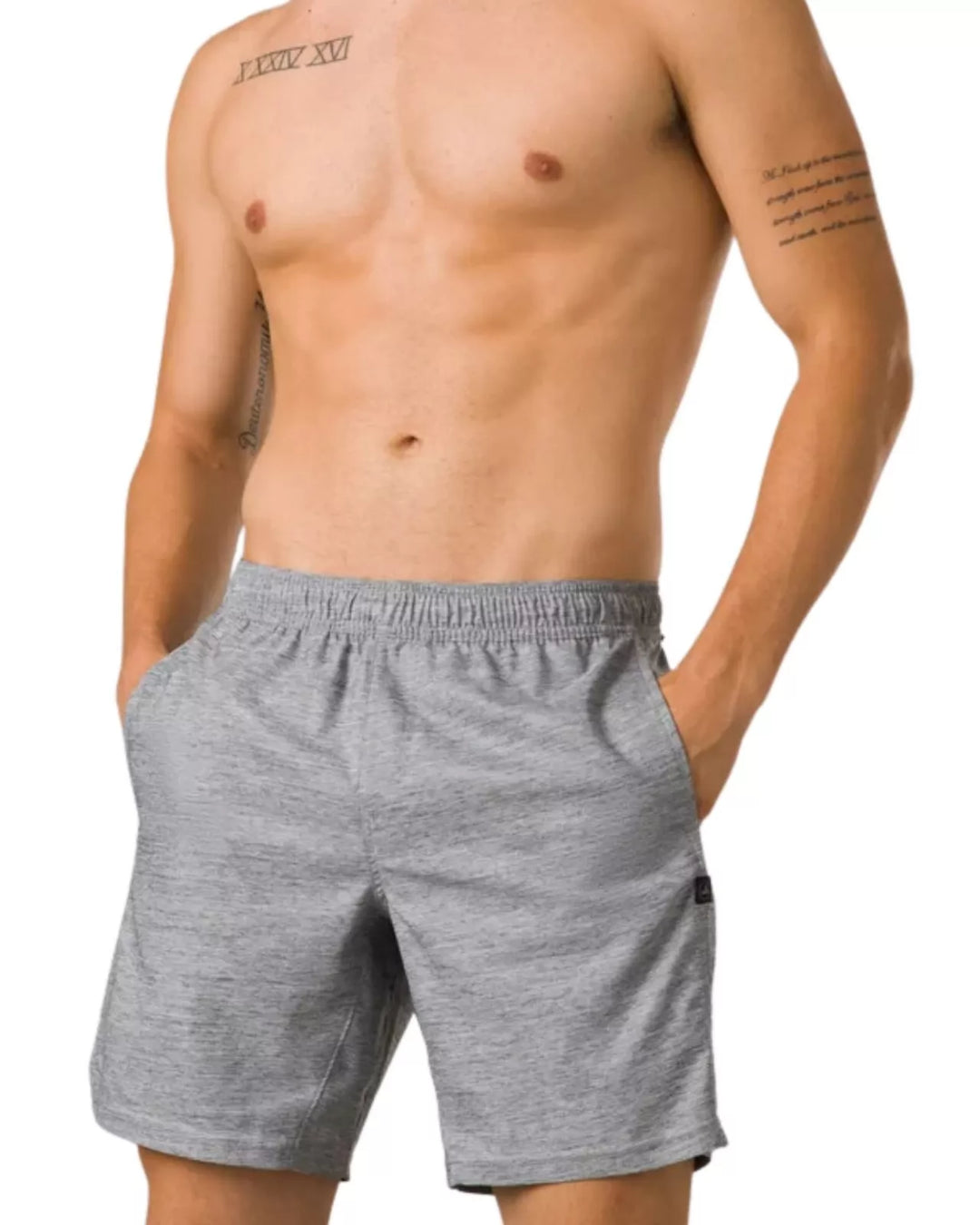 Prana M's Peak to Creek Short ll | Heather Grey