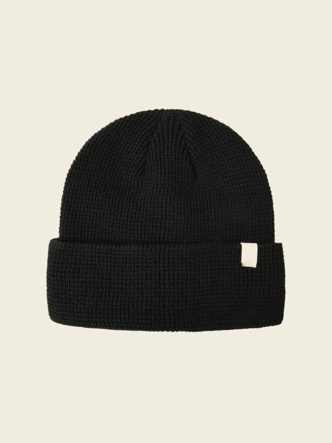 Vuori Alpine Waffle Beanie | Black