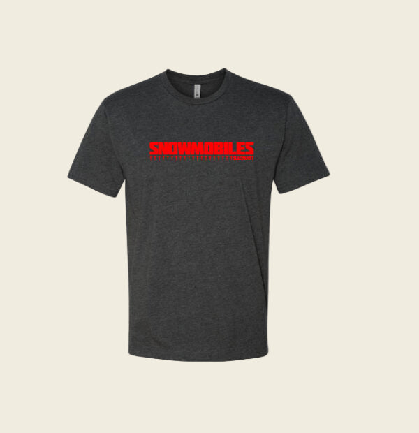 Sled the East Snowmobile Tee | Charcoal