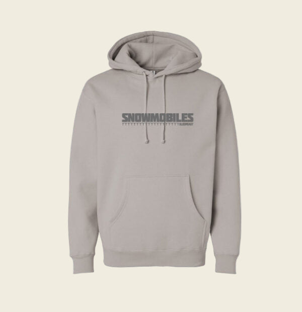 Sled the East Snowmobiles Hoodie | Cement