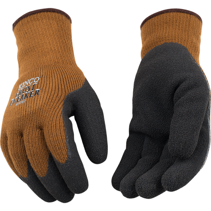 Kinco Frost Breaker® Thermal Knit Shell & Foam Latex Palm | Brown